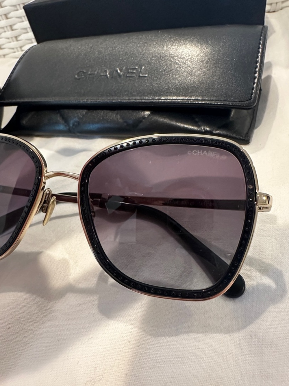 Chanel Rhinestone Sunglasses 100% Authentic - Picture 4 of 7